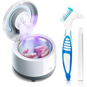 Ultrasonic Cleaner Retainer Cleaning Machine - Denture Mouth Guard Dental Trays